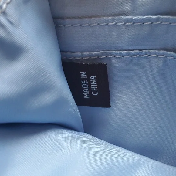 Coach Poppy Wordblock Denim Card Case/Wristlet - Picture 12 of 14